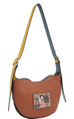 Emily Goes to Paris Saddle Bag