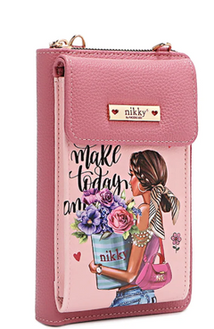 Nikky Phone/Wallet Crossbody Bag Flowers Day