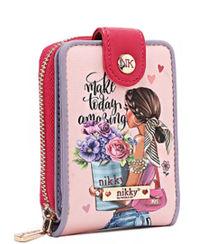 Nikky Compact Bifold Wallet Flowers