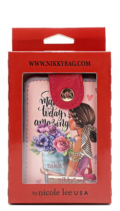 Nikky Compact Bifold Wallet Flowers