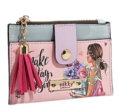 Zip Cardholder Flowers Day
