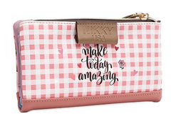 Bifold Zipper Wallet Flowers Day