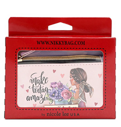 Mini Zip Pouch Coinpurse Flowers Day