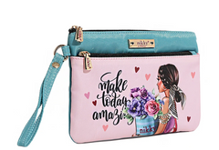 Cosmetic Zipper Pouch Flowers Day