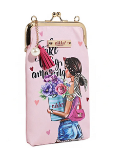 Nikky Kisslock Phone and Sunglass Purse