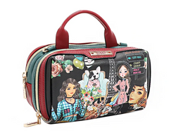 Mini Boston Double Zip Crossbody Nikky Makes Friends