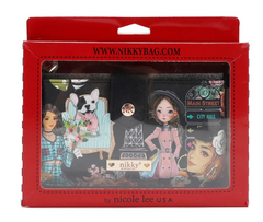 Zip & Snap Button Pouch Crossbody Nikky Makes Friends