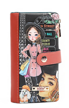 Bifold Zipper Wallet Nikky Makes Friends