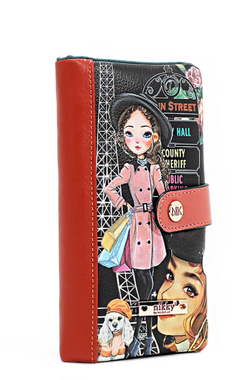 Bifold Zipper Wallet Nikky Makes Friends