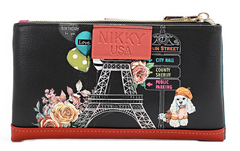 Bifold Zipper Wallet Nikky Makes Friends