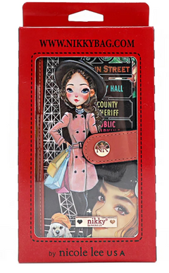 Bifold Zipper Wallet Nikky Makes Friends