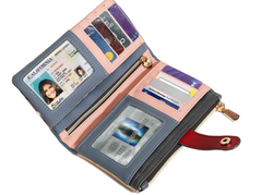 Bifold Zipper Wallet Nikky Makes Friends