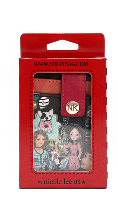Mini Zip & Snap Button Card Holder Nikky Makes Friends