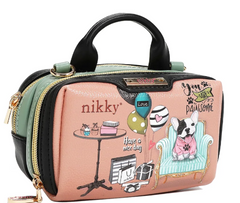 Mini Boston Double Zip Crossbody Party King