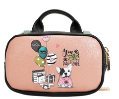 Mini Boston Double Zip Crossbody Party King