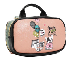 Mini Boston Double Zip Crossbody Party King