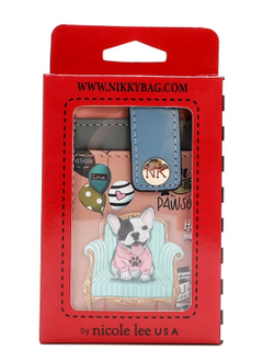 Mini Zip & Snap Button Card Holder