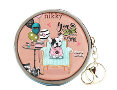 Round Coinpurse Keychain Party King