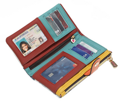Bifold Zipper Wallet Ciega por ti