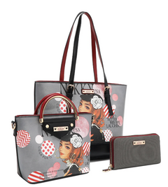 Ciega por ti 3 Piece Set (Tote, Crossbody, Wallet)
