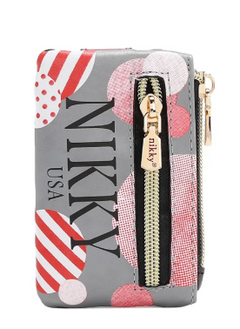 Mini Zip & Snap Button Card Holder Ciega Por Ti