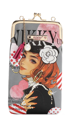 Nikky Kisslock Phone and Sunglass Purse Ciega Por Ti