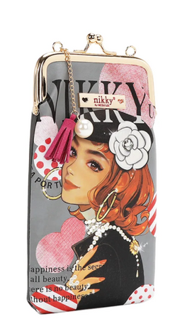 Nikky Kisslock Phone and Sunglass Purse Ciega Por Ti