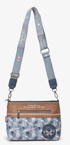 Blue Butterfly Sweet & Candy Shoulder Crossbody Bag