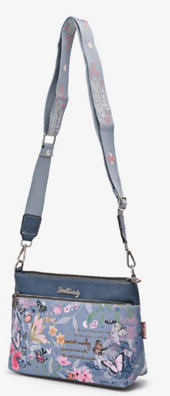Blue Butterfly Sweet & Candy Shoulder Crossbody Bag