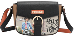 I live to Travel Backpack 3 Piece Set (Backpack, Crossbody, Wallet)