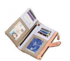 Bifold Zipper Wallet I live to travel