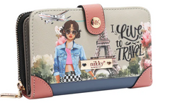 Compact Wallet I live to Travel