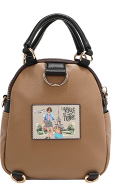 Convertible Handbag/Backpack I live to Travel