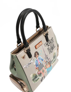 I live to Travel Bucket Bag