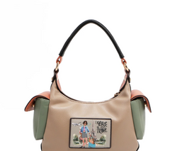 I live to Travel Small Shoulder Bag