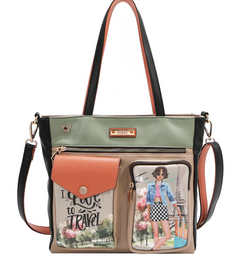 I live to Travel Tote Bag