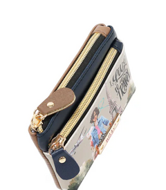 I live to Travel Mini Zip Pouch (Coinpurse)