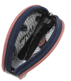 Round Coinpurse Keychain I live to Travel
