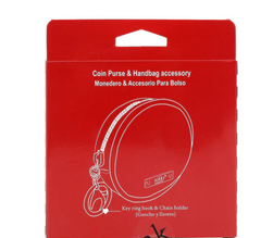 Round Coinpurse Keychain I live to Travel