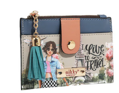Zip Cardholder I live to Travel