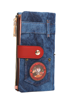 Denim Amanda 2 Piece Bifold Wallet Blind Date