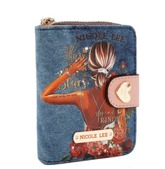 Denim Heart Bifold Wallet Blind Date