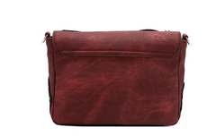 Multi Patch Flap Crossbody Red