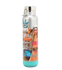 Tumbler with Bluetooth Speaker Martha Travels Italy