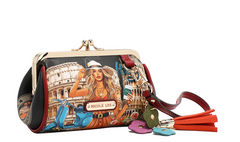 Mini Kisslock Coin Purse Wristlet Martha Travels Italy