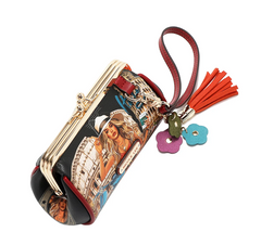 Mini Kisslock Coin Purse Wristlet Martha Travels Italy