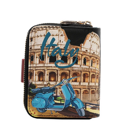 Heart Bifold Wallet Martha Travels Italy