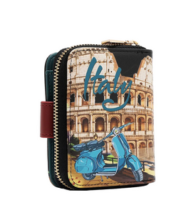 Heart Bifold Wallet Martha Travels Italy