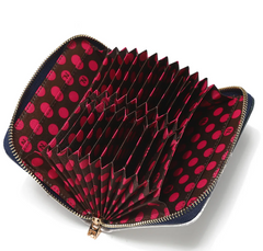 Isabel Accordion Zip Wallet Amor Fuera Del Cuadro