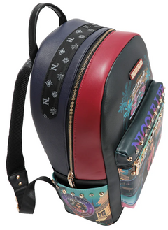 Large USB Fashion Backpack with Charging Port and Pouch Hollywood Drive